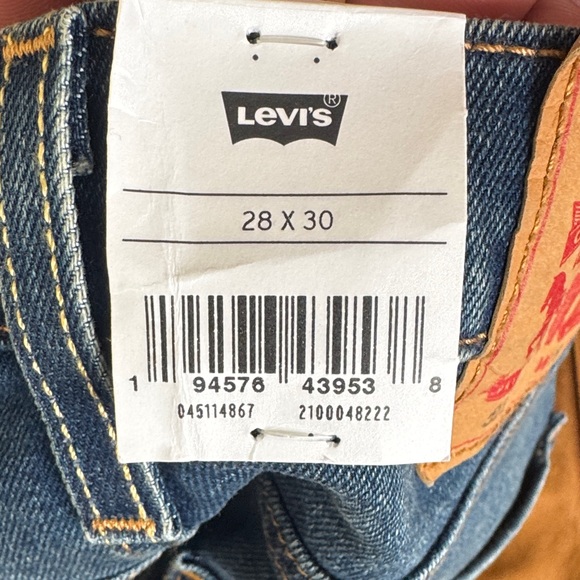 Levi's 511 Dark Blue Straight Jeans slim fit - Picture 4 of 4